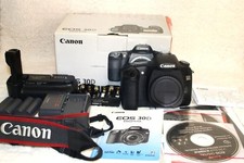 Canon EOS 30D Digital SLR Camera with Battery Grip Tested Excellent Condition