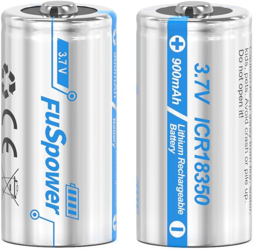 18350 Rechargeable Batteries 900Mah 3.7V ICR 18350 Rechargeable Li-Ion Battery f-image