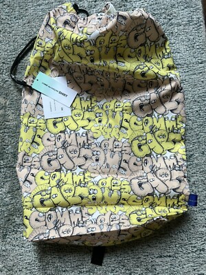 kaws Comme Des Garcons Backpack Yellow