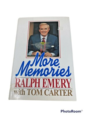 1993 MORE  MEMORIES RALPH EMERY WITH TOM CARTER 1ST ED HAND SIGNED AUTOGRAPHED