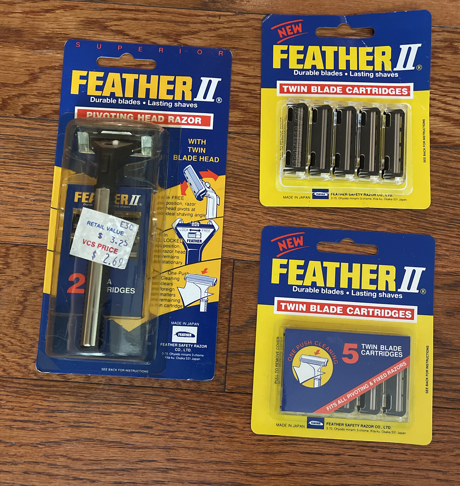 W/ 12 Twin Blade Cartridges Japan