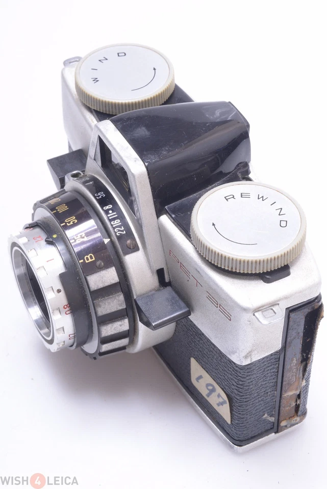 ✅ CÁMARA RARA FUJI OPTICAL PET 35 35 MM CON LENTE FUJINAR K 45 MM 3,5 Foto 4 de 4