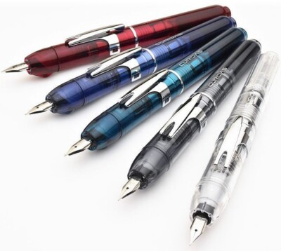 Platinum Curidas PKN-7000 Stylo Plume Rétractable – Gran Red, Pointe Moyenne, Design Japonais Innovant