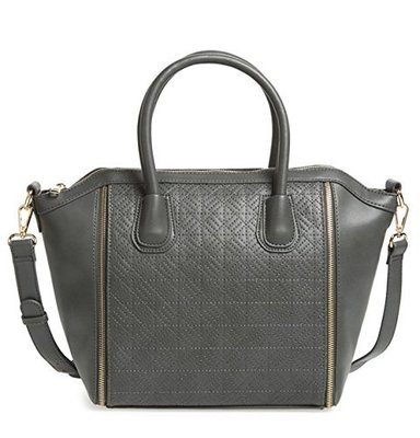 NWT Emperia Women's Mavis Quilted Faux Leather Satchel Bags 