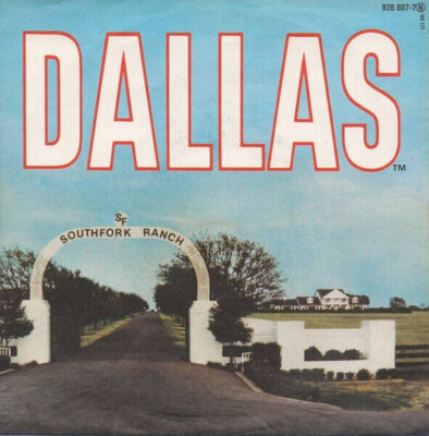 Artie Ripp & Black Gold The Theme From Dallas Vinyl Single 7inch Warner
