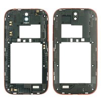 Original Htc One Sv MittelgehäUse Cover Rahmen Kamera Linse, Rot