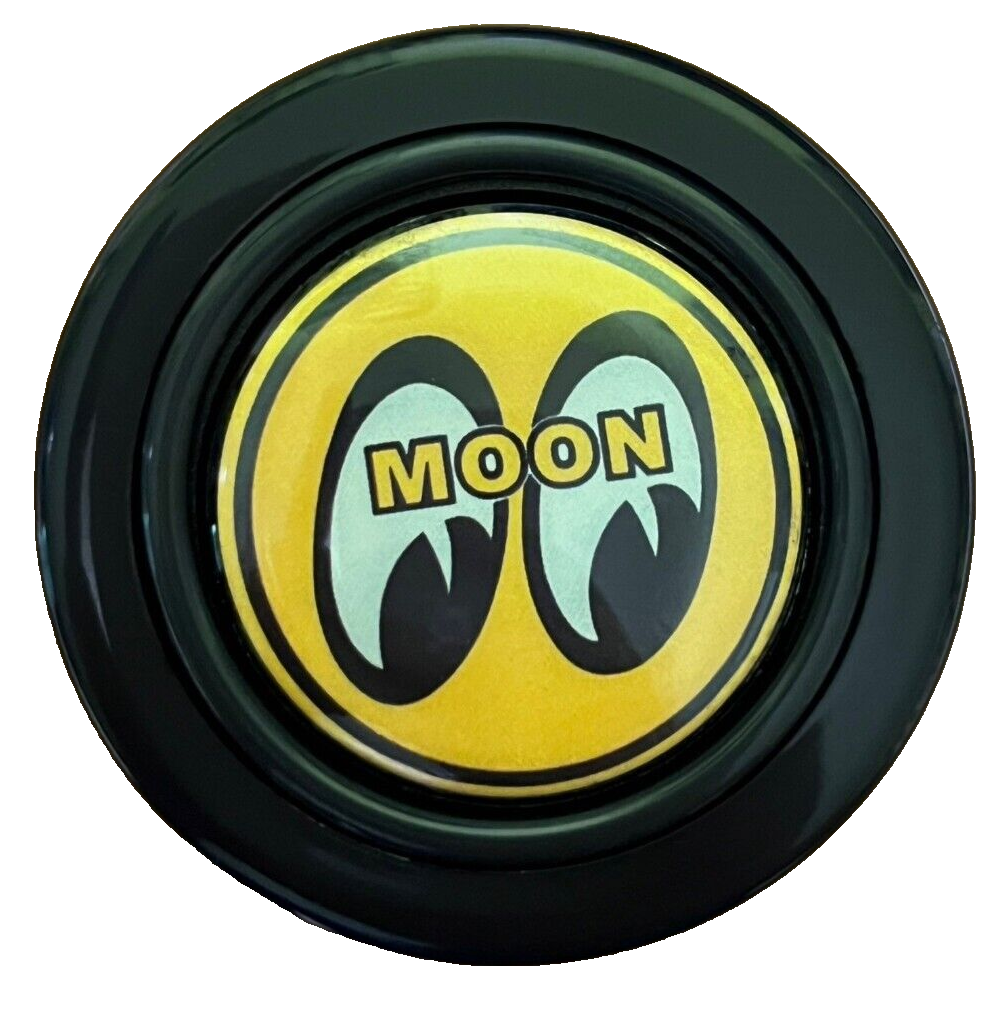 Mooneyes Yellow JDM Horn Button for SPARCO OMP NARDI steering wh