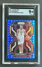 2021 Panini Prizm Evan Mobley #325 NBA 75th Anniversary Prizm Rookie RC SGC 9