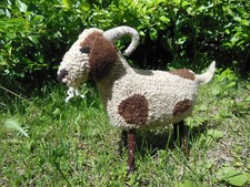 Billie Goat 3-D Rug Hooking Paper Pattern - Prairie Road Designs