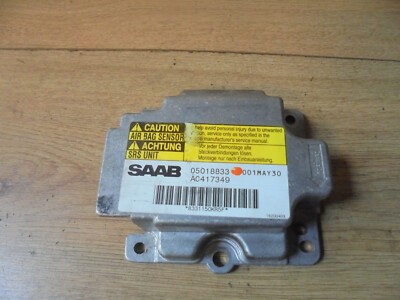SAAB 93 2001 SRS ECU MODULE AC417349 / 05018833