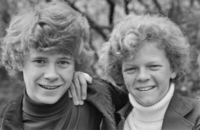 Jeff East and Johnny Whitaker 'Tom Sawyer' UK 1973 OLD PHOTO