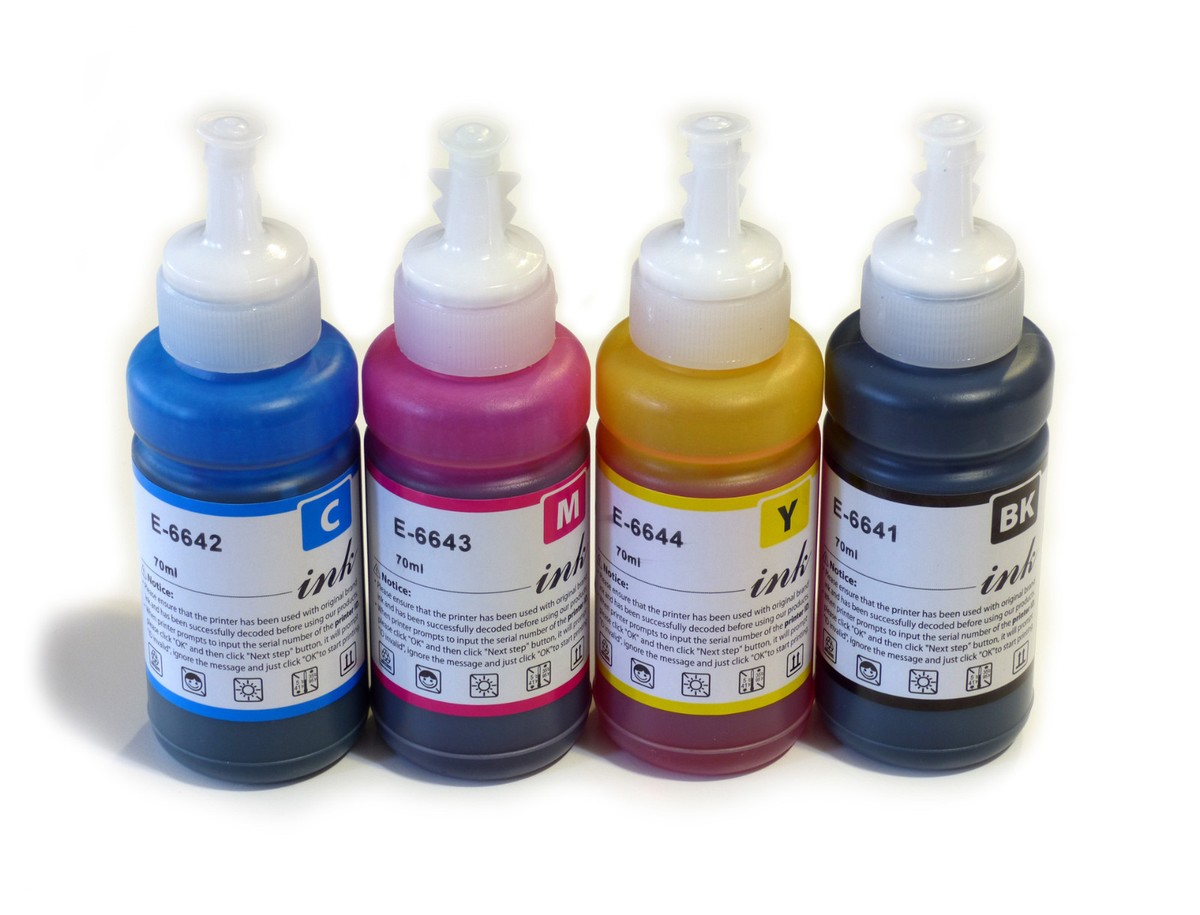 elfbar nachfüll pod läuft aus 4x Generic T664 T6641-4 ecotank ink bottle for epson ET-2650 2500 2550 4500  2610