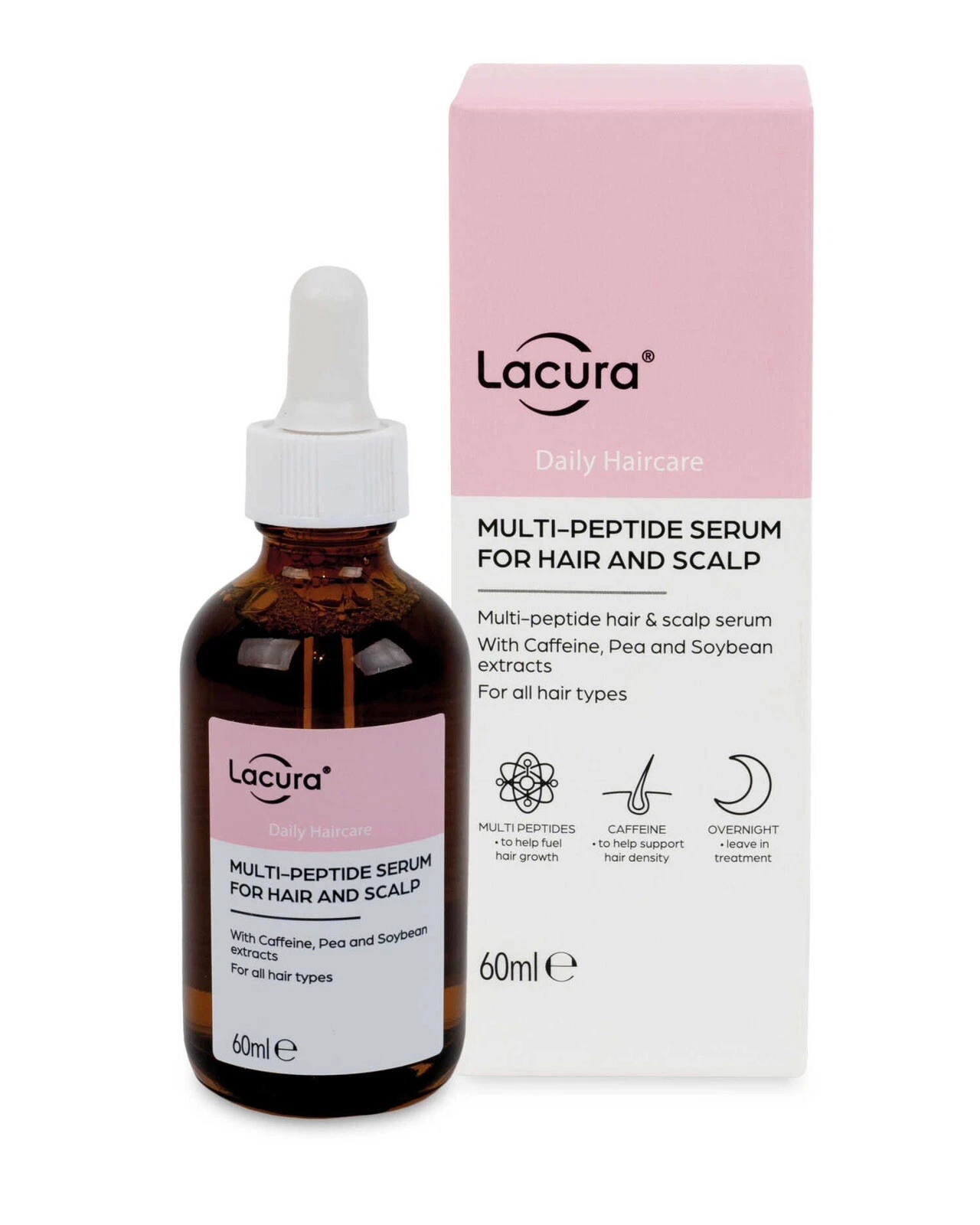 Lacura Multi-Peptide Serum for Hair And Scalp 60ml