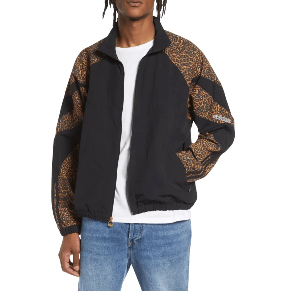 Adidas leopard jacket sale