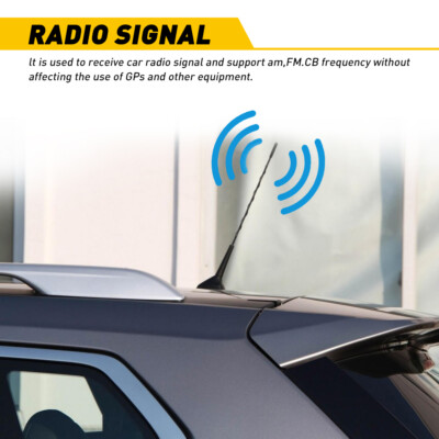 16 Inch Black Automatic Power Antenna For 2003-2008 Toyota Corolla - Easy Install (OXILAM)