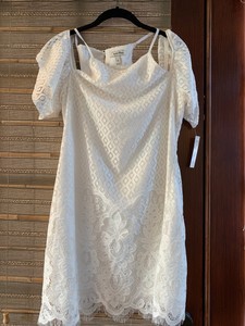 white lace dress xl