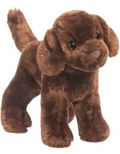 Douglas Cuddle Toys Sylvia the Chocolate Lab Dog #3995 Stuffed Animal Toy
