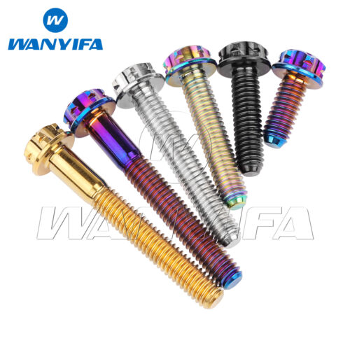 Titanium Bolt M4x10 15 20 25 30mm Flange Torx Head Screw with 'W' Logo Fasteners - Picture 8 of 13