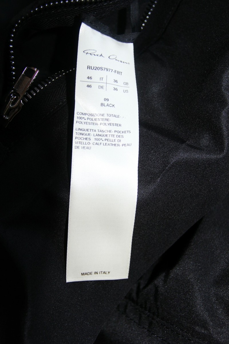 BNWT SS20 RICK OWENS BNWT SS20 RICK OWENS
