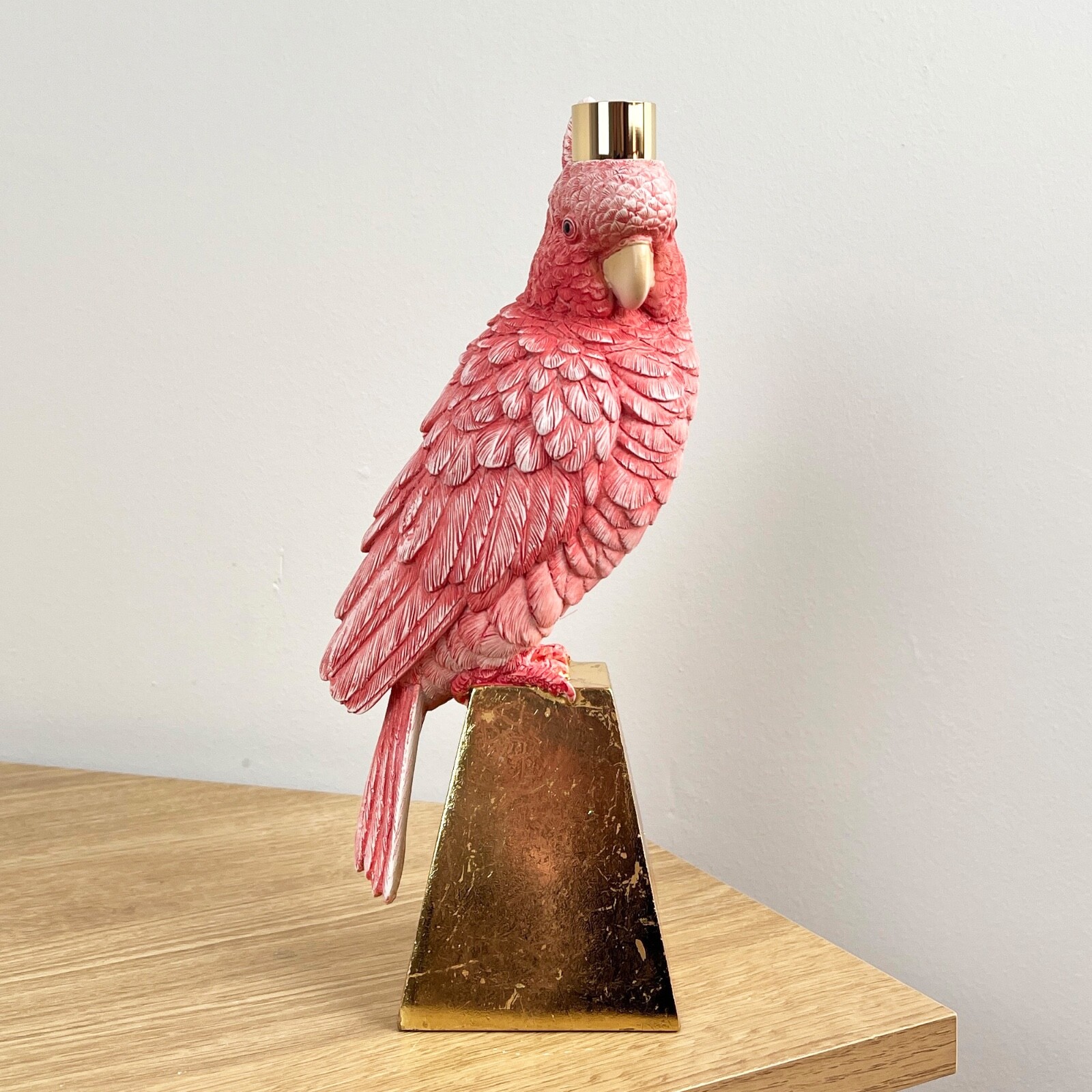 Candle Holder Tapered Candlestick Bird Ornament Figurine Sculpture Home Decor