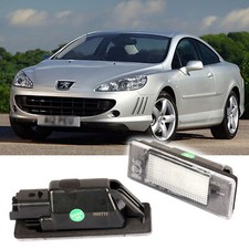LED Kennzeichenleuchte Peugeot 407 Coupe 6C Wagennummer Nummernschild