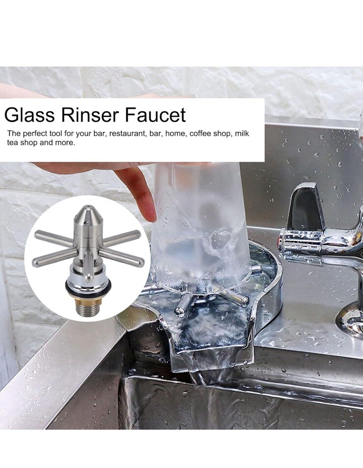 Yosoo Glass Rinser Faucet Head,