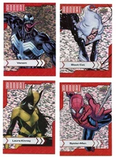 2022-23 UD Marvel Annual SILVER SPARKLE Blaster Exclusive U-PICK FINISH UR SET