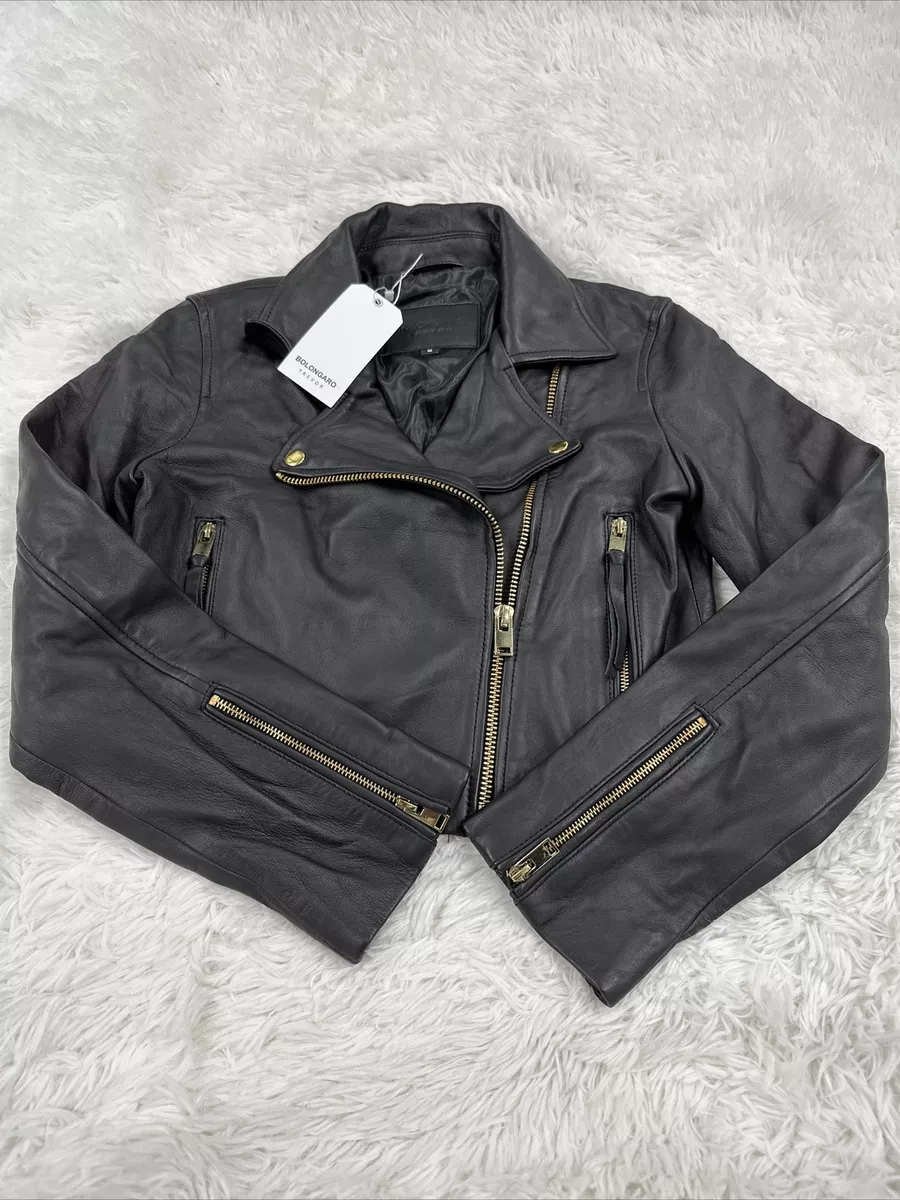 Bolongaro trevor women's leather jacket sale