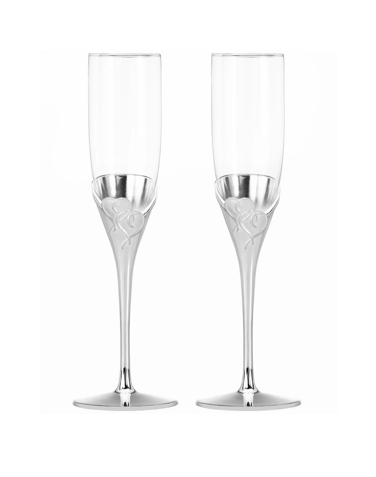 Champagne Glasses Lenox True Love Glass Flute Pair
