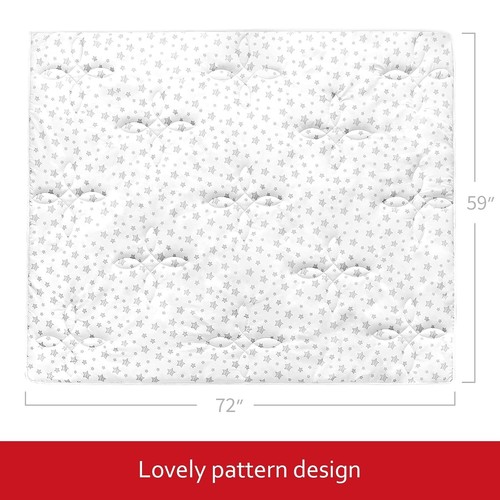 Reversible 71"x59" Baby Play Mat with Non-Slip Backing for Safe Crawling - Picture 7 of 8