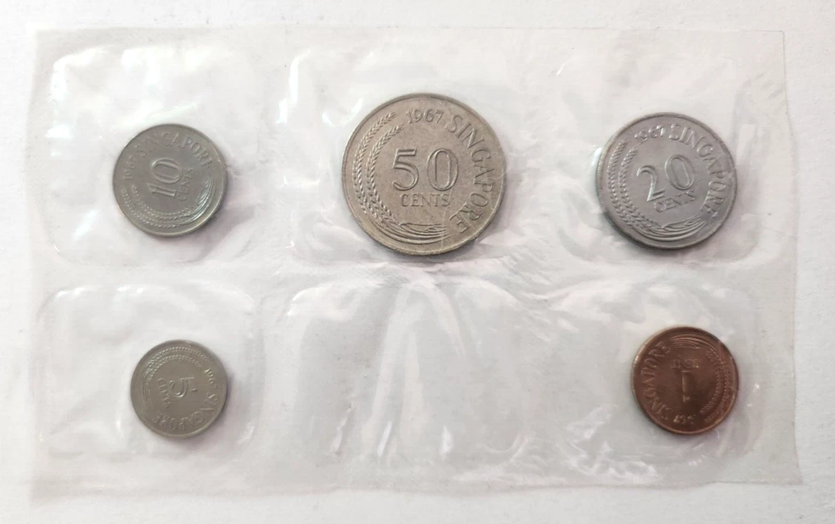 未曾流通1967 新加坡硬币| eBay