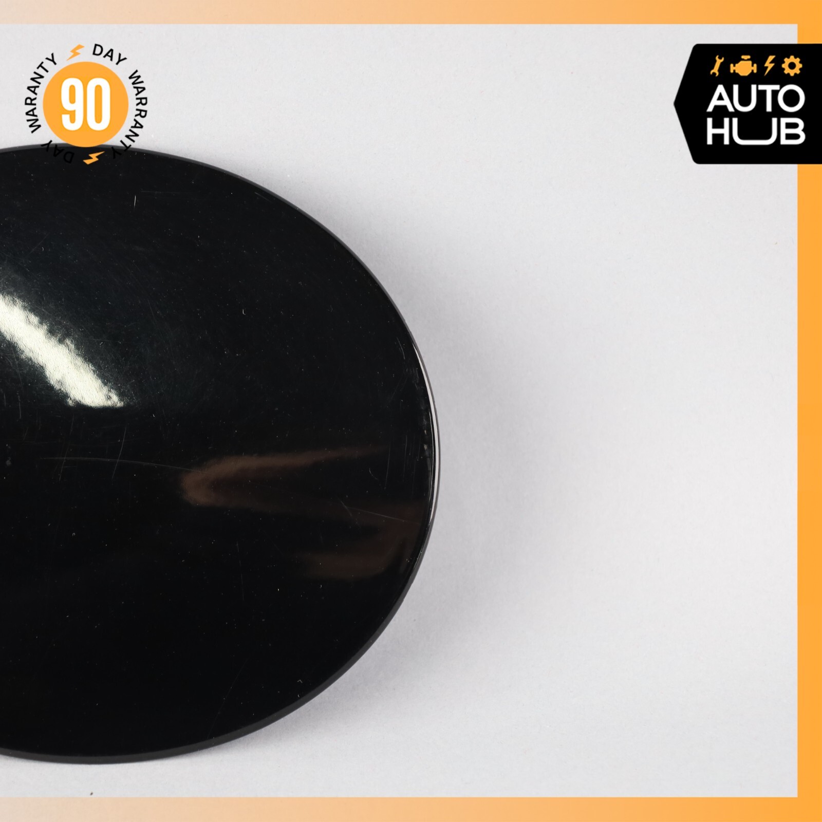 03-13 Maserati Quattroporte M139 Fuel Gas Tank Lid Door Cover Black OEM 71k