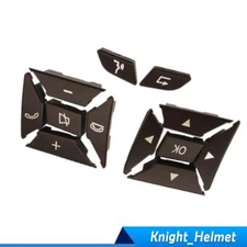 Steering Wheel Control Button Cover Cap LH&RH For Mercedes-Benz W204 W212 Brown