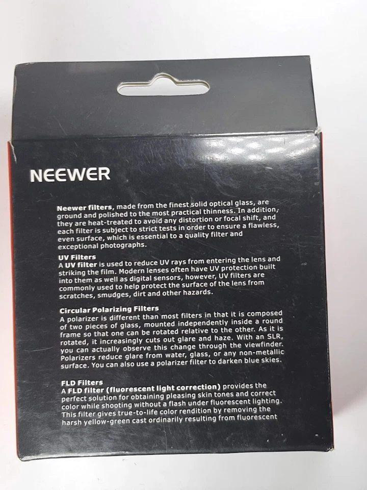 72mm UV CPL FLD 3Pcs Glass Lens Filter 72 mm E72 E-72 Circular Polarizer Neewer - Image 2 of 4