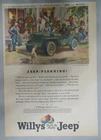 Willys Car Ad: War Time Jeep Planning ! 1945 Size: 11 x 15 inches