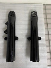HARLEY FORK LEGS DELUXE 2018 -24 FLHC FLSL SOFTAIL OEM BLACK SLIDERS EXCHANGE