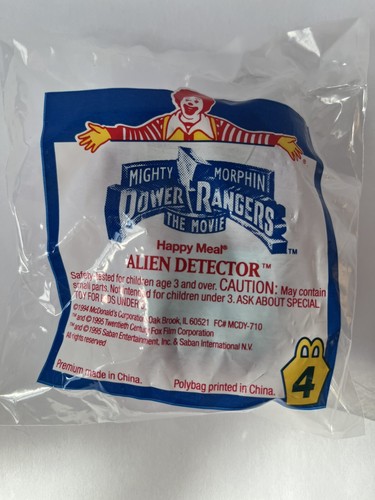 McDonald’s 1994 Mighty Morphin Power Rangers The Movie Happy Meal NIP +Coinpacks - Picture 5 of 7