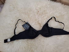 Calvin Klein Black Bra NWT size 32 C MATTE STRETCH