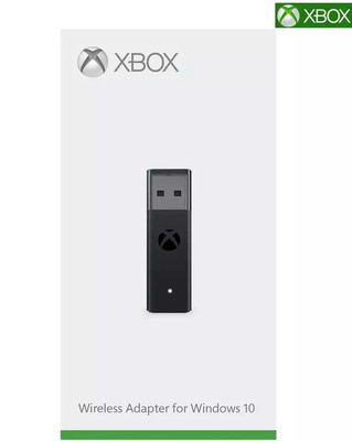 Official Microsoft XBOX ONE Wireless Controller USB Adapter for Windows 10, 11