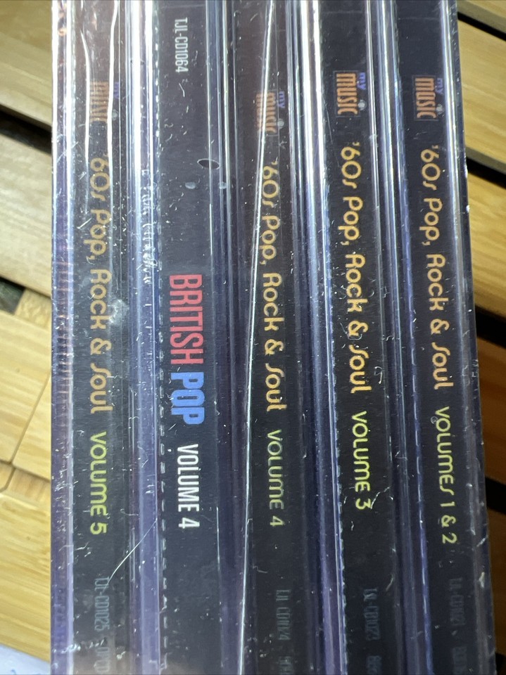 Original Masters Music CD Set 60s Pop Rock & Soul Vol 1-5 + British Pop ...