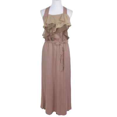 Halter Mauve Wrap Dress Long Solid Halter Neck Ruched Maxi Dress JardinVue Halter Mauve Wrap Dress Long Solid Halter Neck Ruched Maxi Dress JardinVue