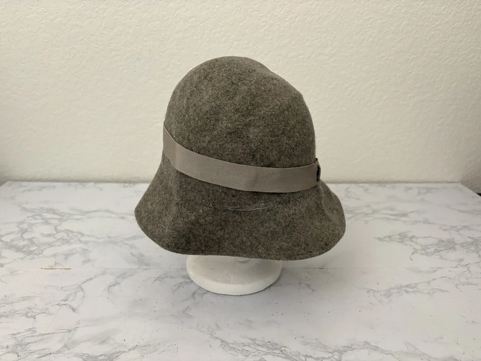 De Colección Graham Smith Kangol Sombrero Gris Damas Sombrero Exterior Cubo Lana M Foto 3 de 4