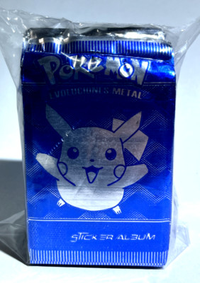 2022 BOX POKEMON Prisma 1 Metal Evolutions - 50 Sealed Packs Kanto PERU Pikachu