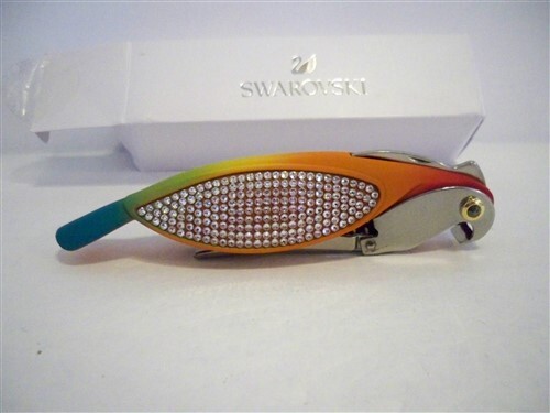 SWAROVSKI PARROT CORKSCREW BOTTLE OPENER 5551564 | eBay