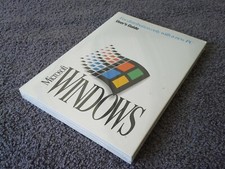Vintage Microsoft Windows possibly v3.1 Manual with COA Factory Sealed NOS MIP