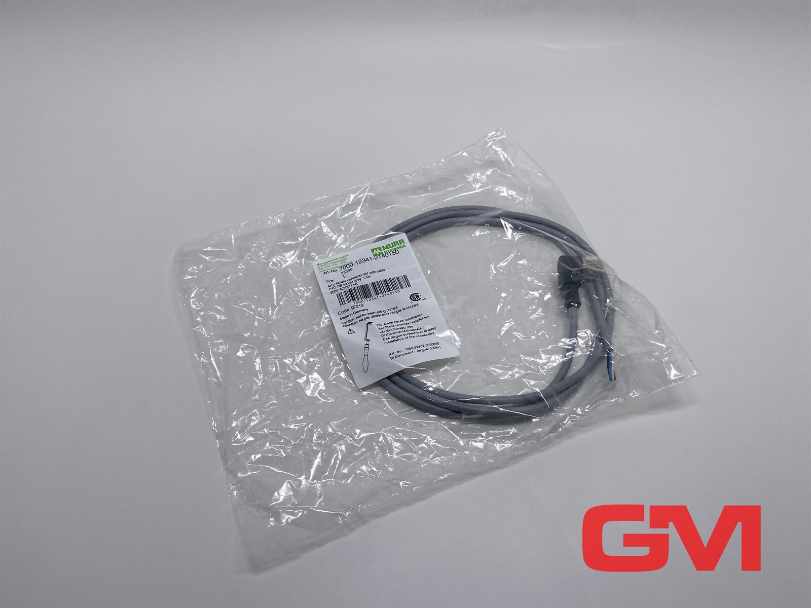 Murr Electronics Sensor-Aktor-Kabel 7000-12341-2140150 Cable M12 Bu. 90° a-Kod