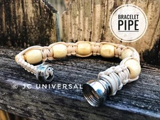 Creative Metal Wrist Bracelet Herbal Holder Custom Size on 8.5, 9.0, 9.5 Inch