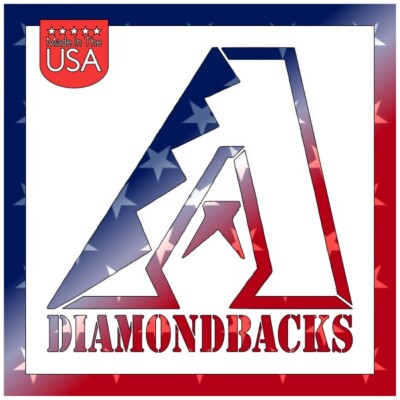 6''x6'' Plastic Stencil - Arizona Diamondbacks (MCA58)*****