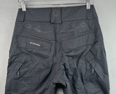 Columbia Pants Small Black Titanium Omni-Tech Insulated Ski Snow Winter Womens