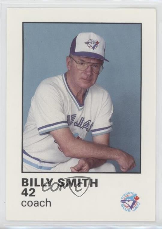 1987 Toronto Blue Jays Fire Safety Billy Smith 1c7
